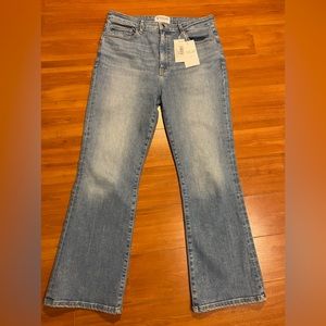 Derek Lam 10 Crosby High Rise crop flare jeans -size 31